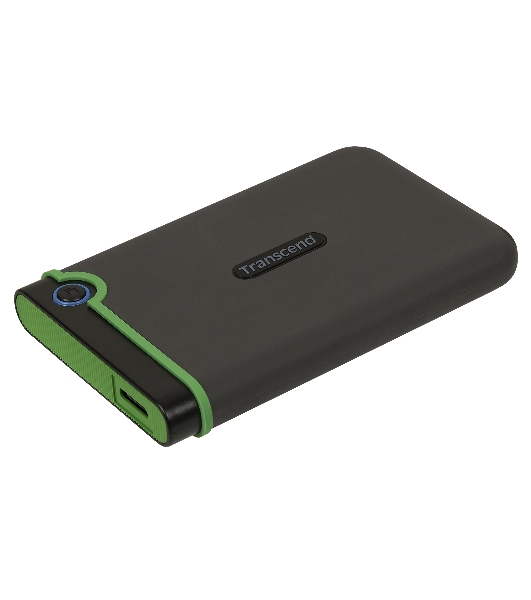 Внешний HDD 2.5' Transcend StoreJet 25M3, 2TB, USB 3.2 Gen 1 Type-A, 5400 rpm, серый