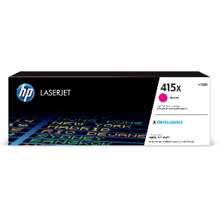 Картридж лазерный HP 415X W2033X пурпурный для HP LJ M454/MFP M479 (6000 стр.)