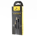 Кабель аудио Cablexpert CCAB-02-35F2M-0.2MB. 3.5 Jack 4pin(F)/2х 3.5 Jack(M) наушники и микрофон, черный, 0.2м, блистер, фото 1