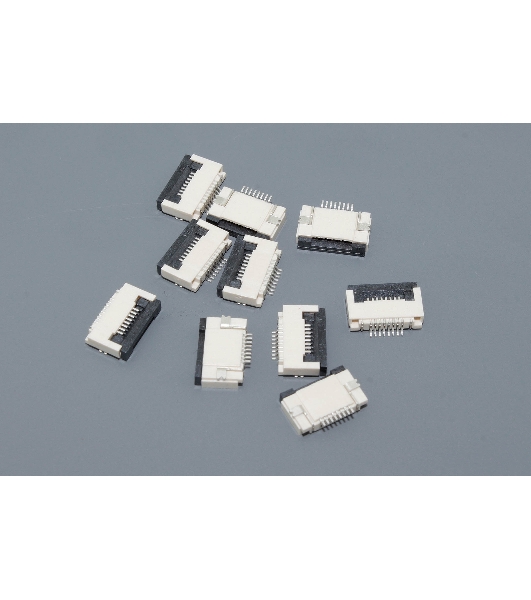 Разъем FPC Flip-Lock 0510-8RLGF 8 pin высота 1мм шаг 0,5мм 10 шт