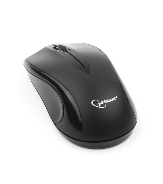Мышь беспроводная Gembird MUSW-320 черный, 1000 dpi, радиоканал, USB, кнопки - 3