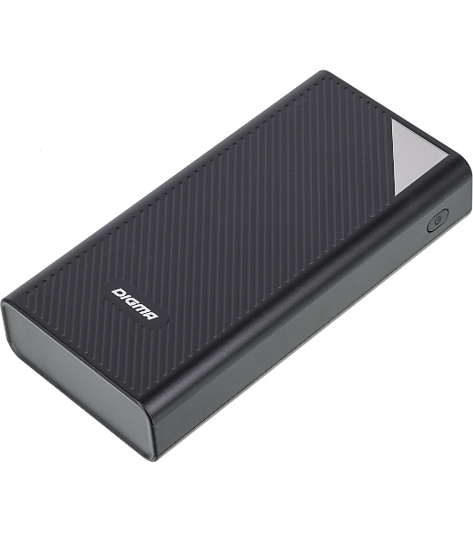 Портативный аккумулятор Digma DGP-30000-4U Li-Pol 30000mAh 3A черный 2xUSB