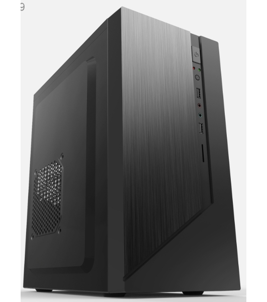 Компьютерный корпус Сase Forza mATX, 450W, 2xUSB 2.0, Black, w/o FAN, 12 см fan PSU, power cord