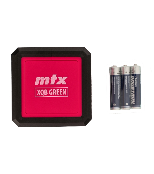 Лазерный уровень MTX XQB GREEN Basic SET, 20 м, зеленый луч, батарейки, резьба 1/4'