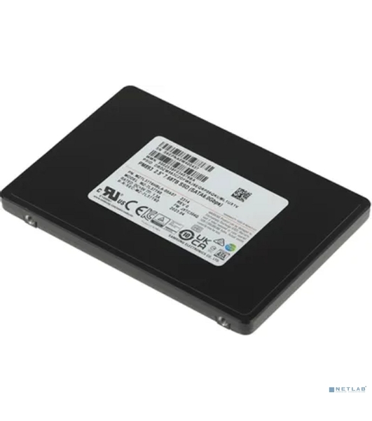 Накопитель SSD Samsung PM893, 7.68Tb, SATA III, 2.5', R/W 520/500