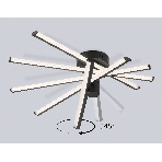 Потолочный светодиодный светильник Ambrella light FL6222 BK черный 70W 3000K-6400K 605*605*170 (ПДУ ИК), фото8