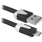 Кабель Defender USB08-03P USB2.0 AM-MicroBM, 1.0м, фото6