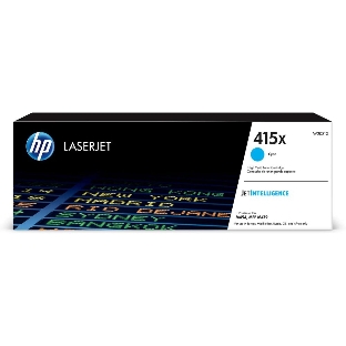 Картридж лазерный HP 415X W2031X голубой для HP HP LJ M454/MFP M479 (6000 стр.)