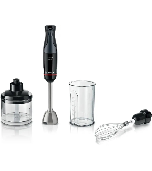 Блендер погружной Bosch MSM4B621 черный, 1000 Вт, 1 скорость