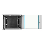 Шкаф телекоммуникационный 19' настенный 9U ExeGate EC-WM-9U.600.G.GREY (19', 9U, 600x600x500мм (ШхГхВ), передняя дверь закаленное стекло, съемные боковые панели, пыле- и влагозащита IP23, светло-серый RAL 7035), фото11