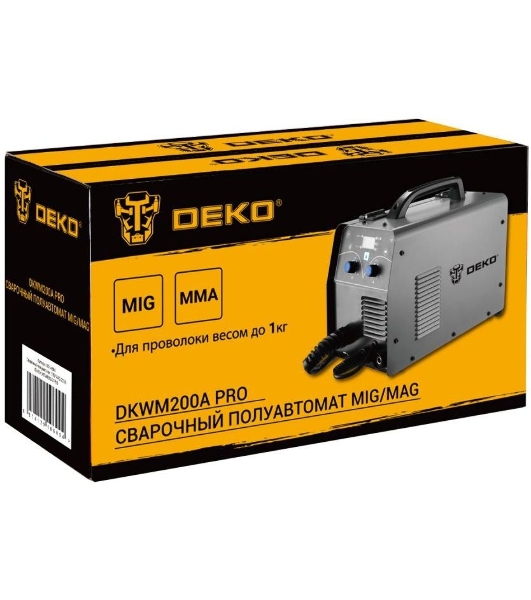 Сварочный полуавтомат Deko DKWM200A MIG-MAG/ММА 5.6кВт