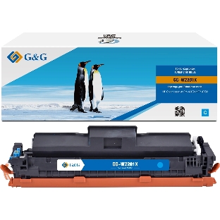 Картридж лазерный G&G GG-W2201X (HP W2201X) голубой (5500 стр.) для HP CLJ Pro 4202/MFP 4302