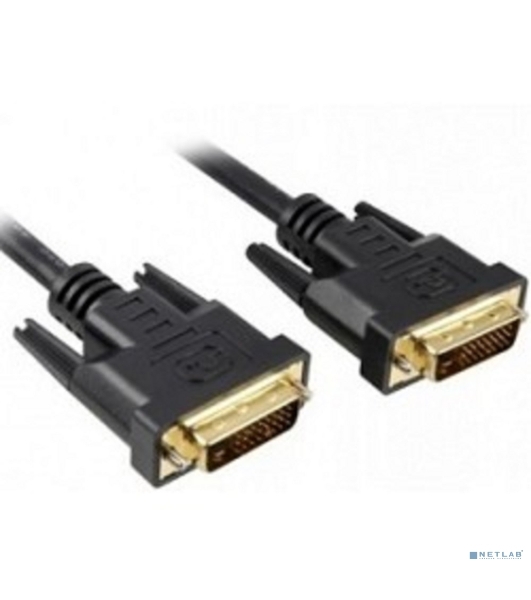 Кабель DVI dual link (25M-25M) 3м ExeGate, позолоченные контакты