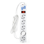 Сетевой фильтр Powercube SPG-B-6-WHITE 1.9 м, 5 розеток, белый, коробка, фото10