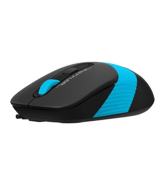 Мышь проводная A4Tech Fstyler FM10 черный/синий, 1600 dpi, USB, кнопки - 4