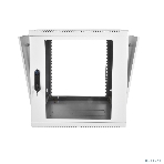 Шкаф телекоммуникационный настенный разборный 9U (600 × 520), съемные стенки, дверь стекло, фото10