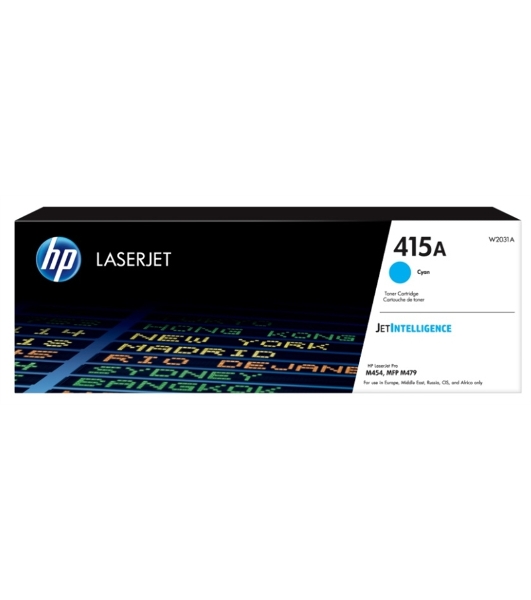 Тонер Картридж HP 415A W2031A голубой (2100 стр.) для HP HP LJ M454/MFP M479