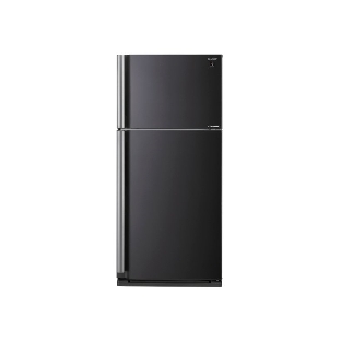 Холодильник Sharp SJ-XE59PMBK черный двухкамерный 430/148л морозилка сверху, No Frost