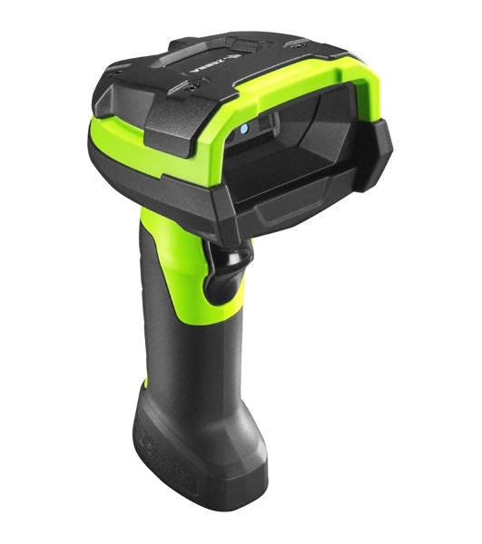 Сканер штрих-кода ручной Zebra DS3608 (DS3608-ER3U4602ZVW) 2D Imager (дальнобойный), проводной, USB, RS-232 (COM порт, Serial), зеленый/черный