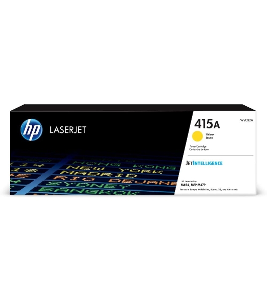 Картридж лазерный HP 415A W2032A желтый для HP HP LJ M454/MFP M479 (2100 стр.)