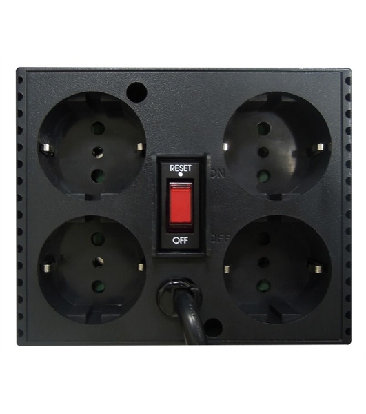 Стабилизатор напряжения Powercom TCA-1200 600Вт 1200ВА черный