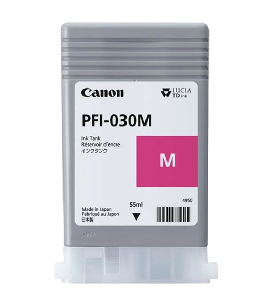 Картридж струйный Canon INK TANK PFI-030 MAGENTA пурпурный (55 мл.)