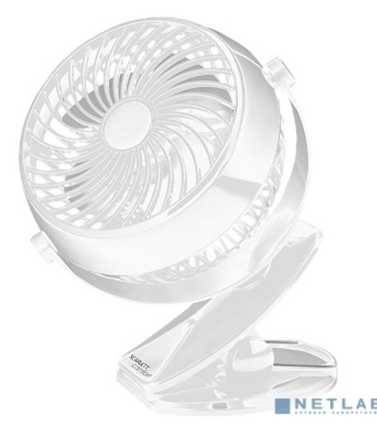 Вентилятор Scarlett SC-DF111S98 белый, настольный, 3.2 Вт, 1 скорость, 10 см