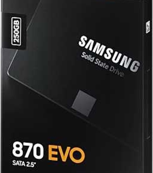 Накопитель SSD Samsung 870 EVO, 250Gb, SATA III, 2.5', R/W 560/530