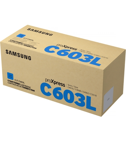 Картридж лазерный Samsung SL-C4010 голубой CLT-C603L/SEE 10K