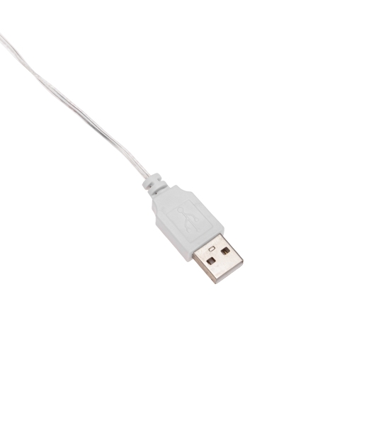 Гирлянда светодиодная Neon-night 'Карамельки' 1.5м 10 LED прозрачный ПВХ питание USB теплый белый