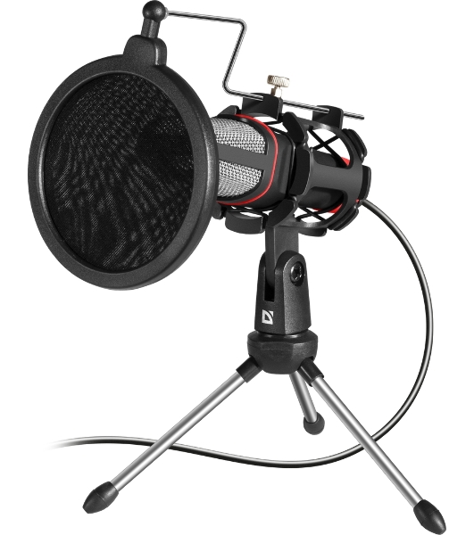 Микрофон Defender Forte GMC 300 3,5 мм, провод 1.5 м