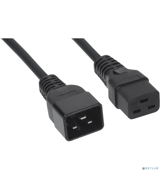 Шнур сетевой Rexant IEC 320 C19 – IEC 320 C20 3x1,5мм², 3м