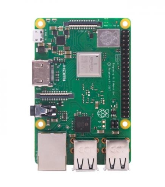 Микрокомпьютер Raspberry Pi 3 Model B+ Retail, 1GB RAM, Cortex-A53 (ARMv8) 64-bit SoC @ 1.4GHz Broadcom BCM2837B0 CPU, WiFi, Bluetooth, 40-pin extended GPIO, 4x USB 2.0, HDMI, CSI camera port, DSI displ.port, MicroSD port (137-3331) , (БП и корпус покупается отдельно),