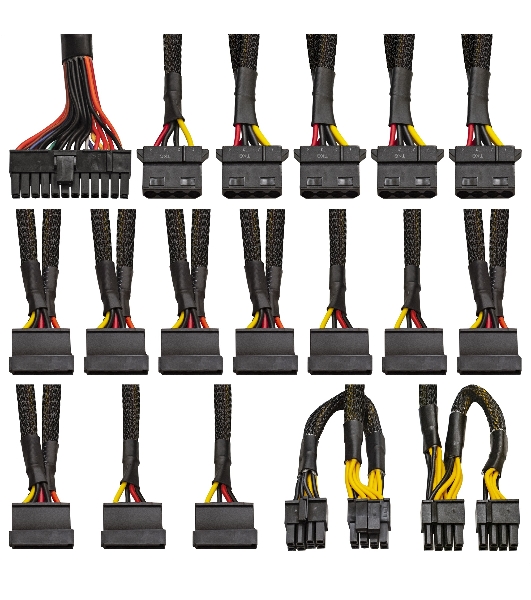 Блок питания серверный 1100W ExeGate ServerPRO-1100ADS (ATX, APFC, КПД 82% (80 PLUS), 2x8см fans, 24pin, 2x(4+