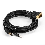 Кабель-переходник HDMI-VGA ExeGate EX-HDMIM-VGAM-3.5JackS-3.0 (19M/15M+3.5мм Jack M, 3м) Преобразователь цифрового HDMI сигнала в VGA видео и стерео-аудио, фото4