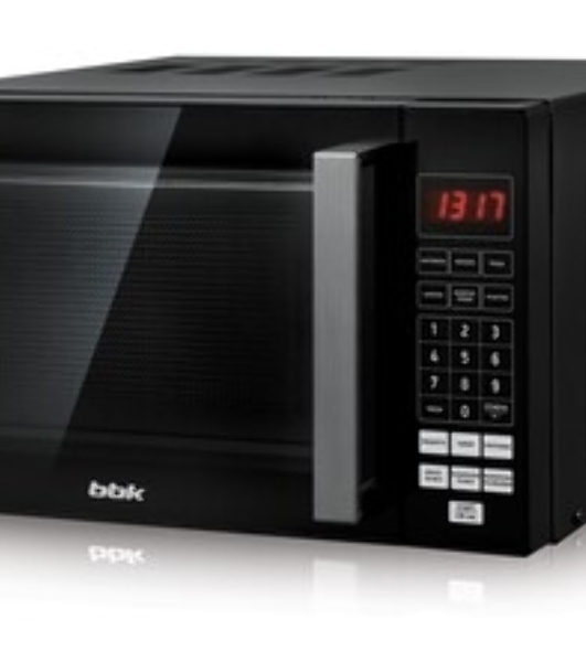 Микроволновая печь BBK 20MWS-779S/B черный, 20 л, 700 Вт, переключатели - сенсор