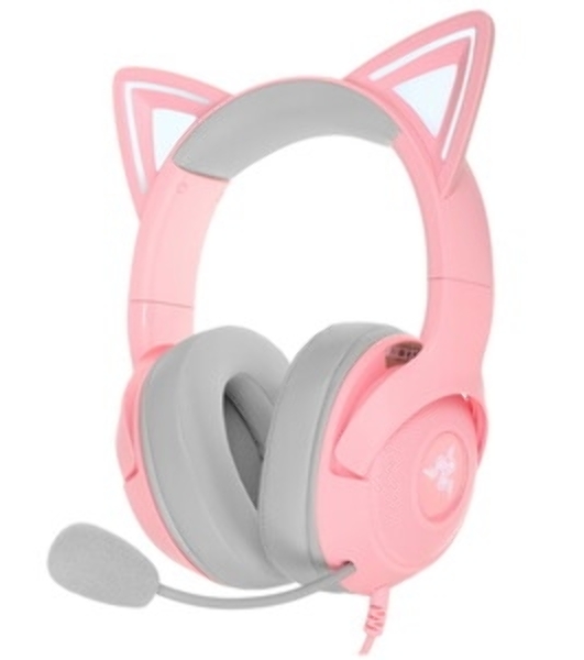 Гарнитура Razer Kraken Kitty V2 Quartz розовый, проводная, USB, подсветка
