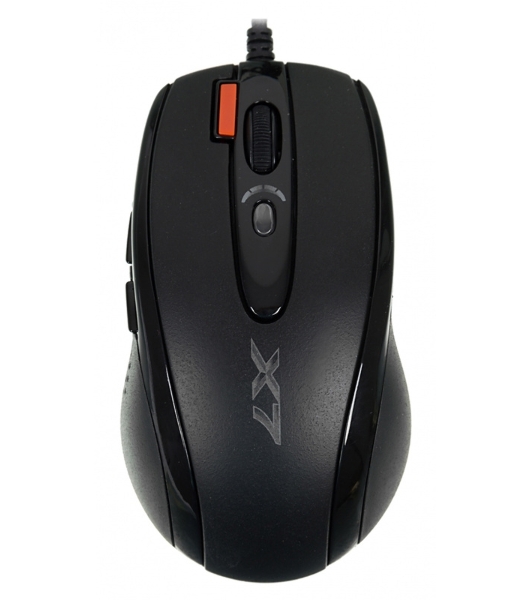 Мышь проводная A4Tech XL-750BK черный, 3600 dpi, USB, кнопки - 7