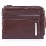 Чехол для кредитных карт Piquadro Blue Square PP4822B2R/MO, натур.кожа, коричневый, фото2