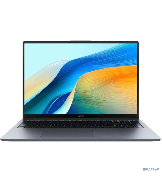 Ноутбук Huawei MateBook D 16 MCLG-X Core i5 13420H 16Gb SSD1Tb Intel Iris Xe graphics 16' IPS (1920x1200) noOS grey space WiFi BT Cam (53014BUY)