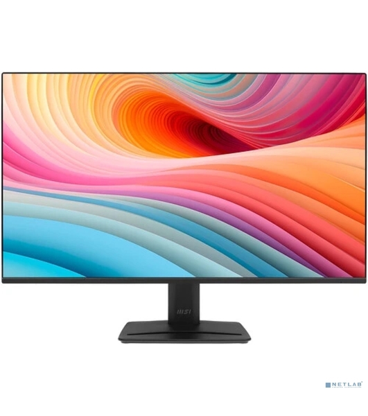 Монитор 27' MSI PRO MP275 E2 IPS 1920x1080, 120 Гц, 4 мс (1 мс MPRT), 16:9, 300 кд/м², VGA, HDMI 2.0, DP 1.2a, 3.5 Jack, динамики (2×2 Вт), Adaptive-Sync, черный
