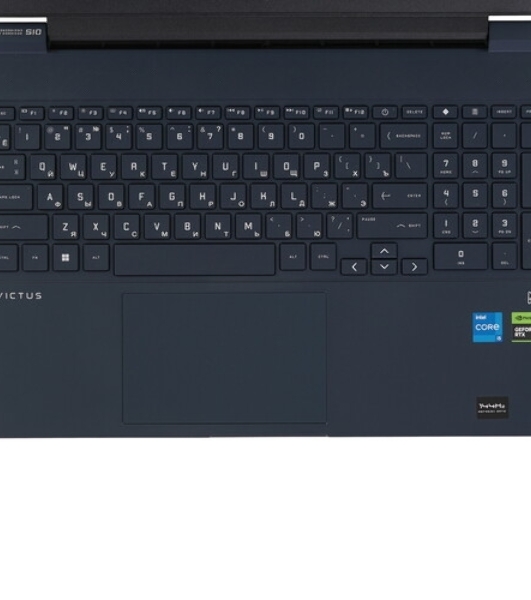 Ноутбук HP Victus 15-fa2082wm Core i5 13420H 16Gb SSD512Gb NVIDIA GeForce RTX4050 6Gb 15.6' IPS FHD (1920x1080) Windows 11 Home Multi Language silver WiFi BT Cam (B5EQ3UA)