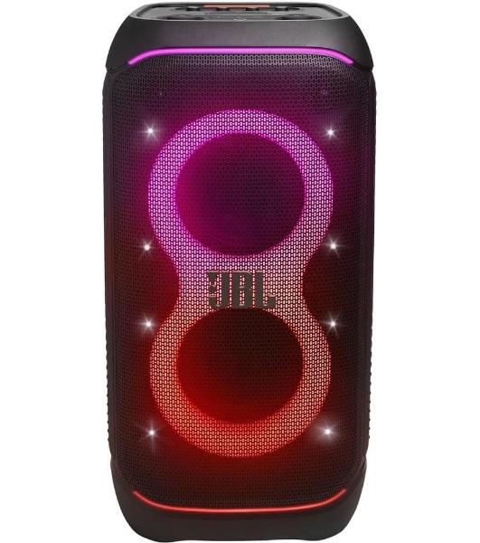 Портативная акустика JBL PartyBox Stage 320 (1.0 2 x 120 Вт, Bluetooth, AUX, USB, 6.3 мм jack, RGb подсветка, IPX4, JBLPBSTAGE320UK)