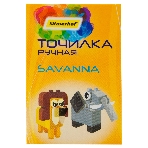 Точилка для карандашей ручная Silwerhof Savanna Солнечная коллекция, 1 отверстие, пластик, ассорти, коробка, фото12