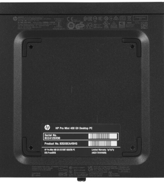 Неттоп HP ProDesk 400 G9 Mini i5 14500T (1.7) 16Gb SSD512Gb UHDG 770 без ОС GbitEth WiFi BT 90W kb мышь клавиатура черный (A54WVET/16GB)