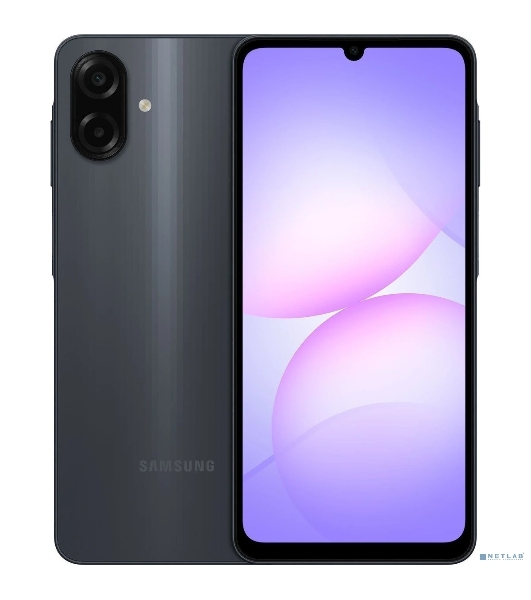 Смартфон Samsung Galaxy A07 4/64Gb, черный