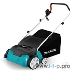 Газонокосилки Makita UV3200 Скарификатор, 1300Вт,32см,3500об\мин,5уров(-10+10мм),30л,нож-фреза,12кг,кор, фото2