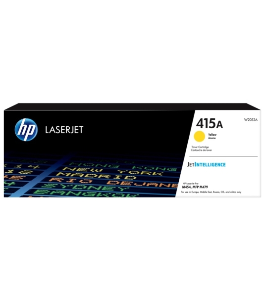 Картридж лазерный HP 415A W2032A желтый для HP HP LJ M454/MFP M479 (2100 стр.)