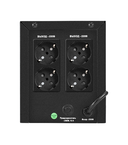 Источник бесперебойного питания ExeGate Power NB-2000.LED.AVR.4SH (2000VA/1200W, LED, AVR, 4*Schuko, батарея 12V 9Ah - 2 шт., металлический корпус, Black)