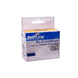 Картридж струйный ProfiLine PL-CLI-526C с чипом для принтеров Canon Pixma IP4850/MG5150/MG5250/MG6150/MG8150 Cyan водн